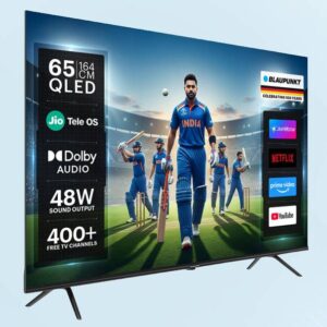 Blaupunkt QLED 4K TV (65-inch, JioTele OS)