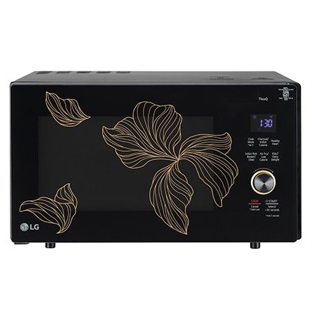 LG 28 L Convertible Microwave Oven with Air Fry, Charcoal Lighting Heater & 331 Auto Cook Menus (MJEN286UGWF)