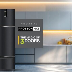 Whirlpool Protton NXT 3-Door Refrigerator Range (listed model: Protton NXT 250L, model 22371, Silver)